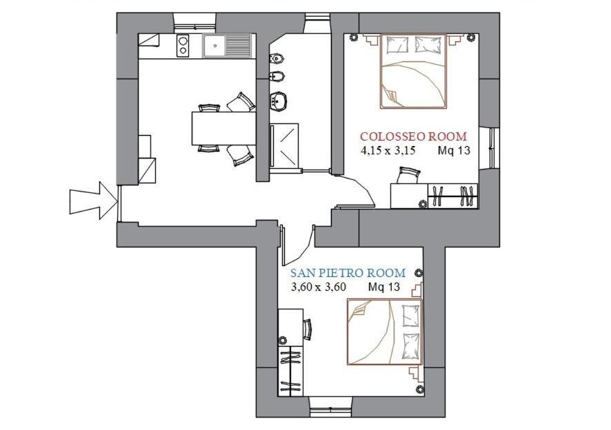 Apartamento Romarina Roma